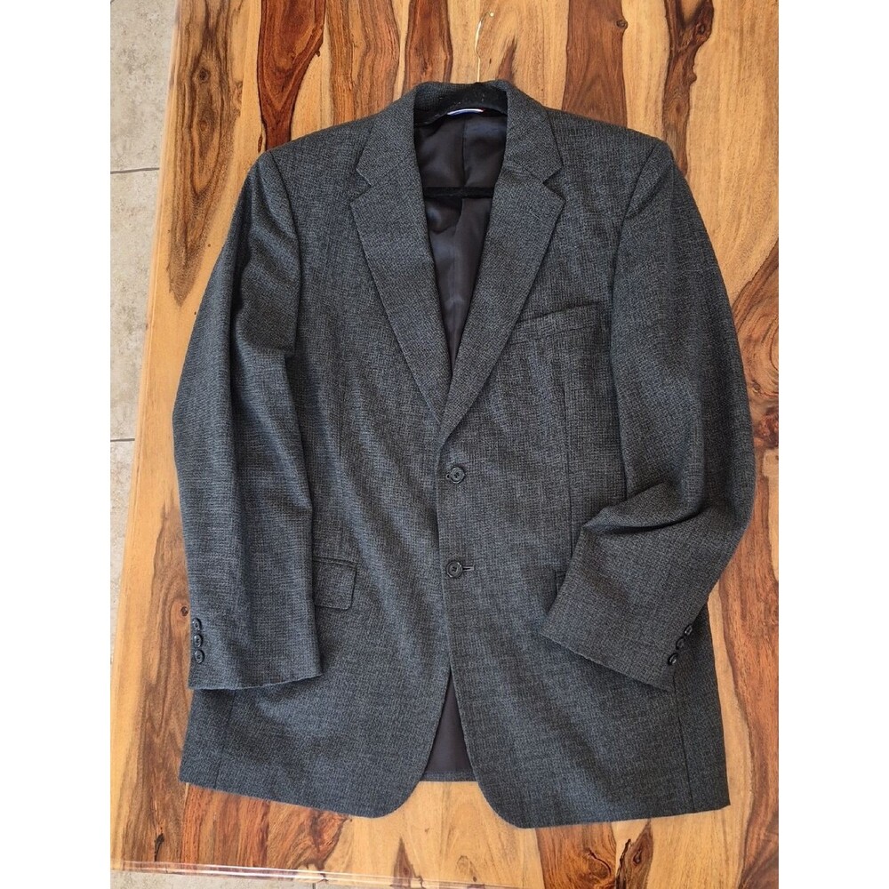 Taylor & Henry 35% Wool Blend Classic Blazer Sz 42 Long